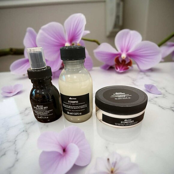DAVINES OI TRAVEL SET Shampoo Conditioner All In One Milk  Travel size - Picture 1 of 4